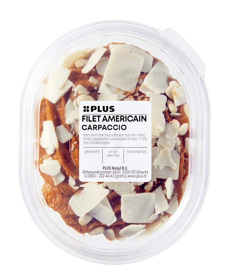 PLUS Filet americain carpaccio