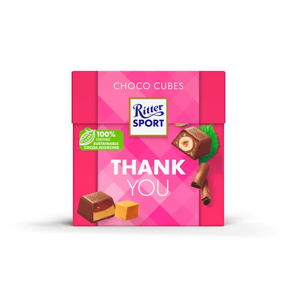 Ritter Sport Choco cubes Thank you
