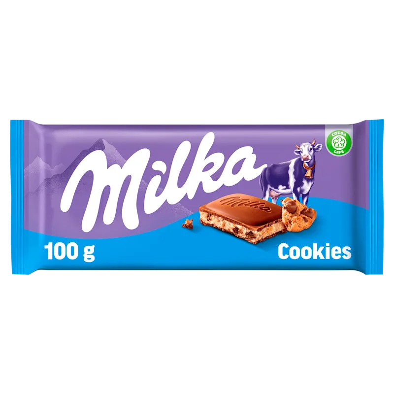 Milka Chocoladereep Cookies