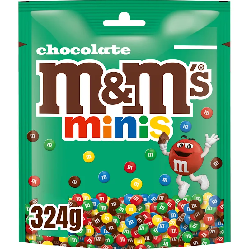 M&M'S Minis chocolade snoepjes maxi 324g