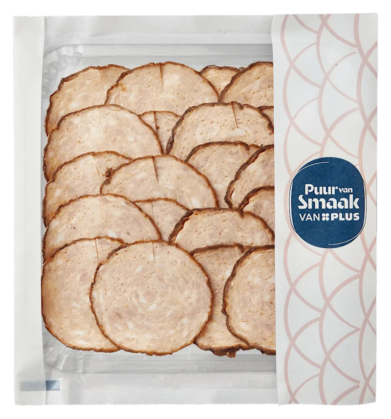 PLUS Winkelgesneden grillworst naturel