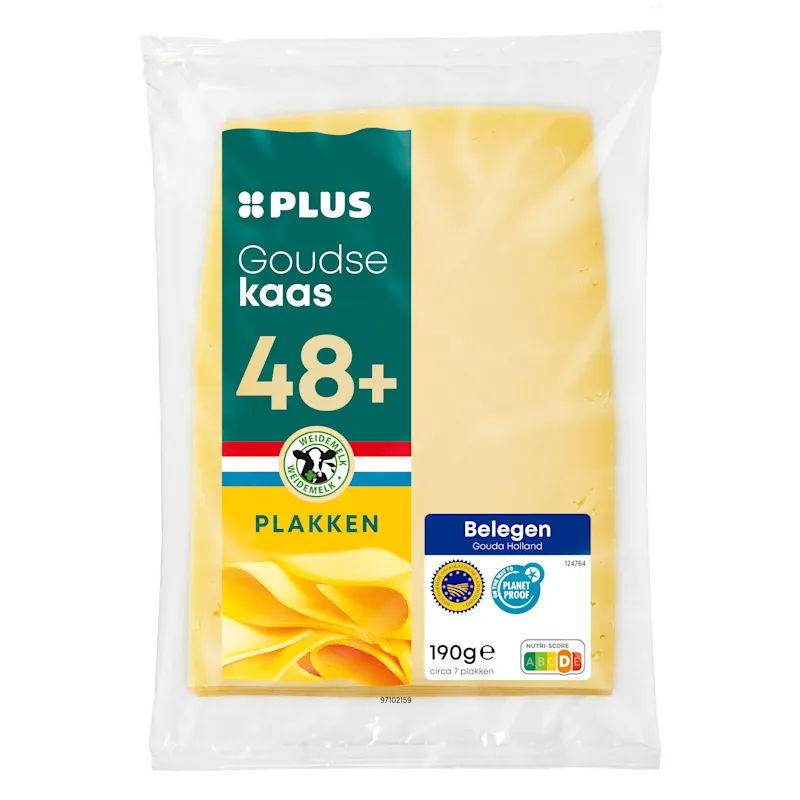 PLUS Goudse belegen 48+ plakken