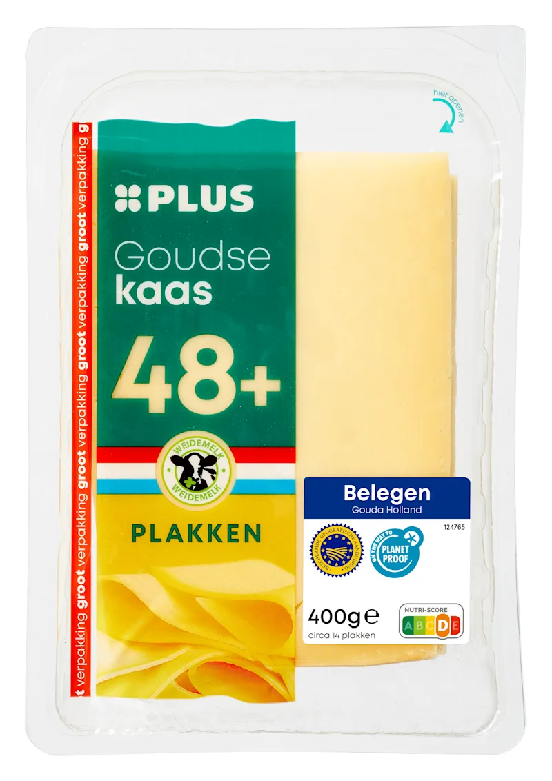 PLUS Goudse belegen 48+ plakken