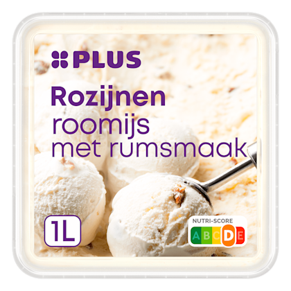 Roomijs rum rozijnen
