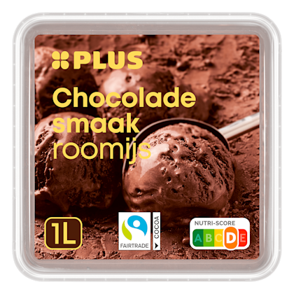 Roomijs chocolade