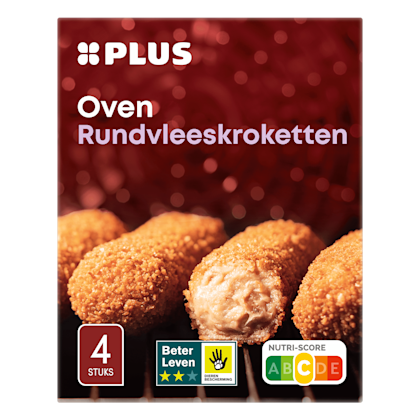 Oven rundvleeskroketten 4 stuks
