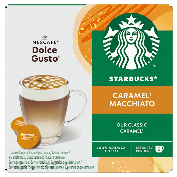 Starbucks Dolce gusto koffiecups caramel