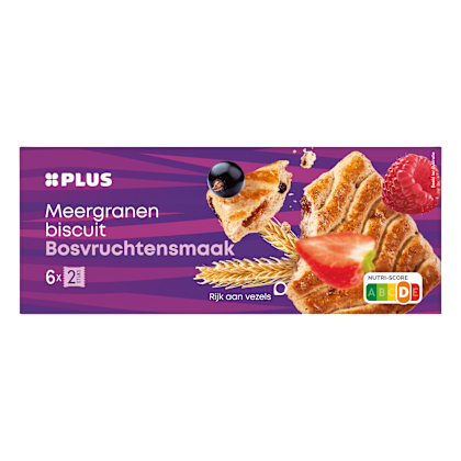 Meergranenbiscuit bosvruchten