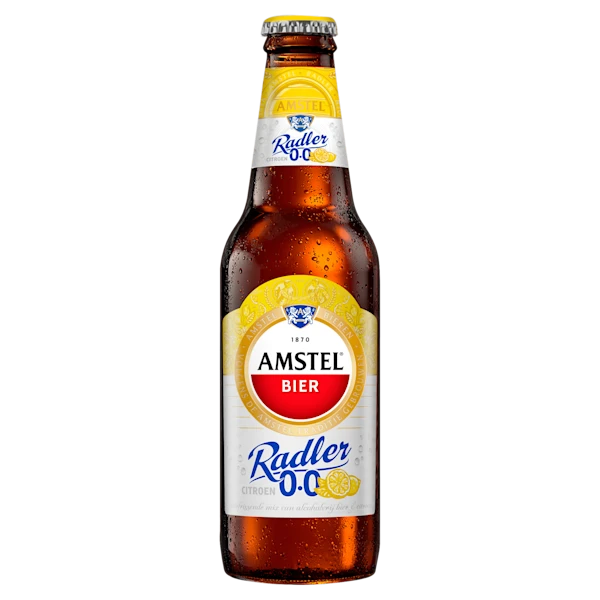 Amstel Radler citroen 0.0 bier fles