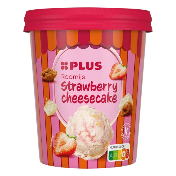 PLUS Strawberry Cheesecake