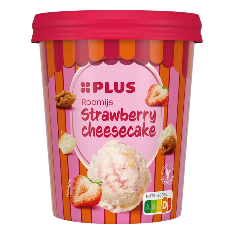 PLUS Strawberry Cheesecake