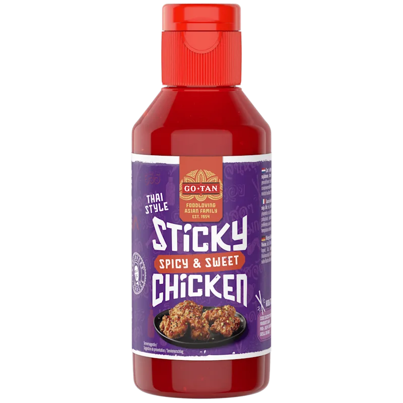 Go-Tan Sticky Chicken Spicy Sweet 220ml