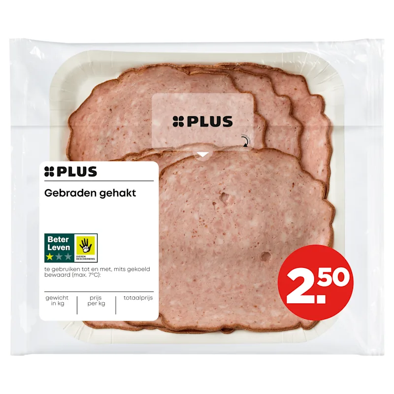 PLUS Gebraden gehakt