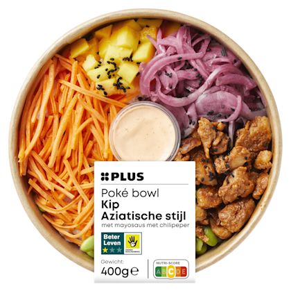 Poké bowl Aziatische kip