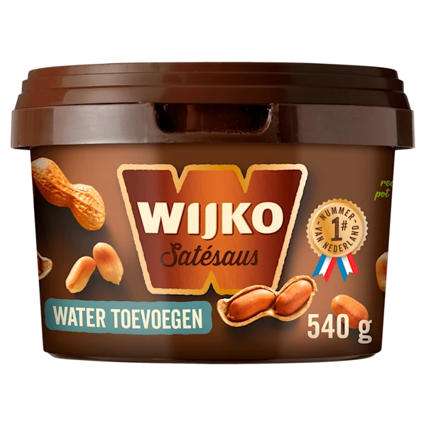 Wijko Satésaus geconcentreerd
