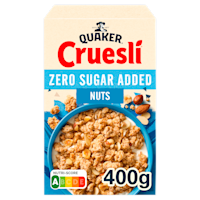 Quaker Cruesli Zero Sugar Added 4 noten