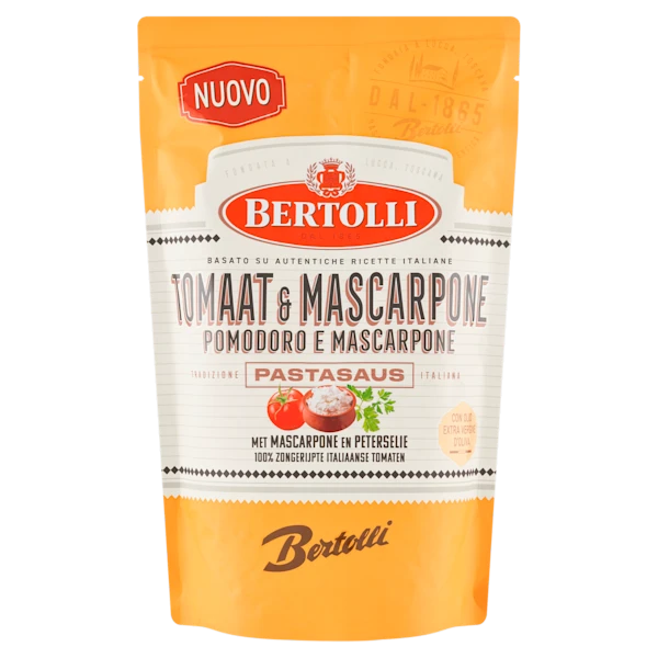 Bertolli Pastasaus in zak Tomaat Mascarpone