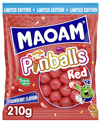 Maoam Pinballs Red Strawberry