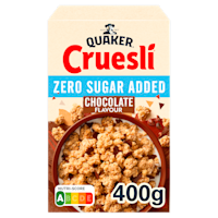 Quaker Cruesli Zero Sugar Added Chocolade