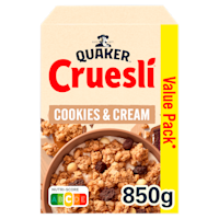 Quaker Cruesli Cookies & Cream GVP