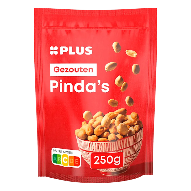 PLUS Pinda's gezouten 250 gram
