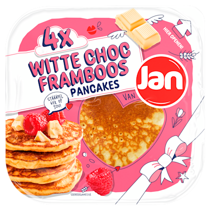 American pancakes witte choc.