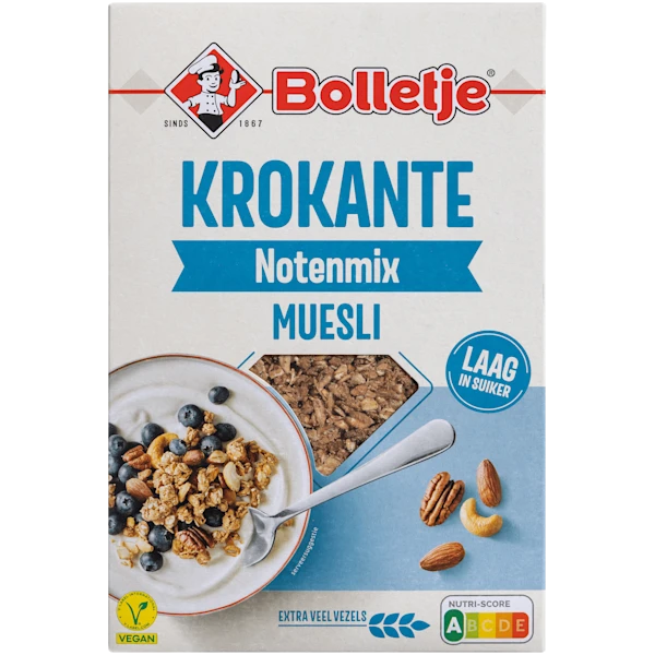 Bolletje Krokante Muesli Notenmix