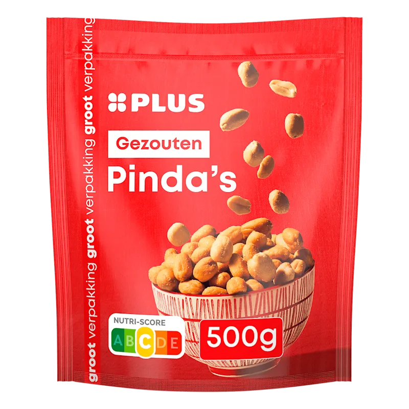 PLUS Pinda's gezouten 500 gram