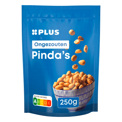 Pinda's ongezouten 250 gram