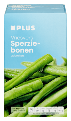 Sperziebonen gebroken