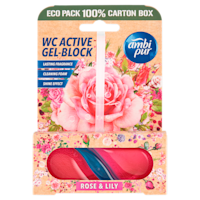 Ambipur Toiletblok Tri-Gel rose and lily