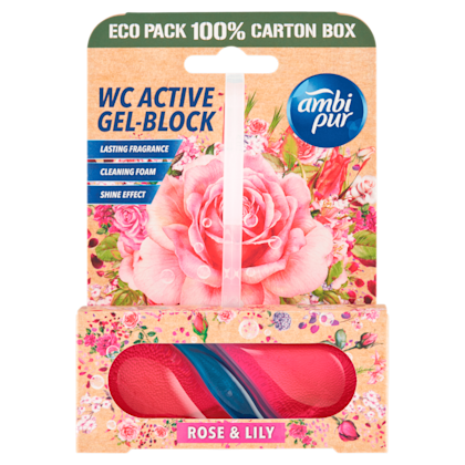 Toiletblok Tri-Gel rose and lily