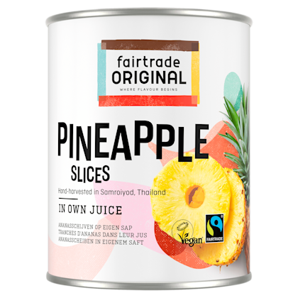 Pineapple slices in own juice, vegan