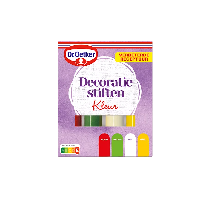 Dr. Oetker Decoratiestiften kleur 4 st