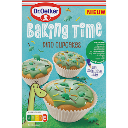 Baking Time Dino Cupcakes - PLUS