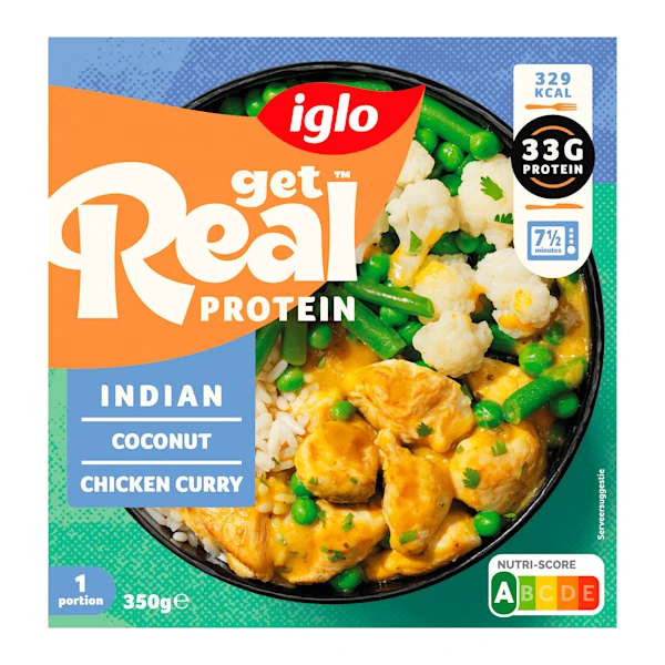 Iglo GetReal Protein Indian Curry Chicken