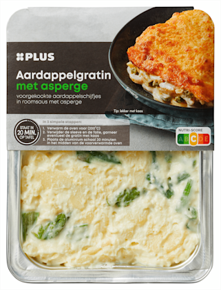Aardappelgratin asperge