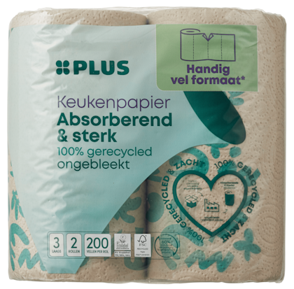 Keukenpapier (half)vel 3laags eco