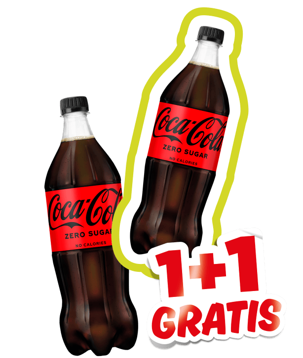 Coca-Cola aanbieding met 1+1 GRATIS