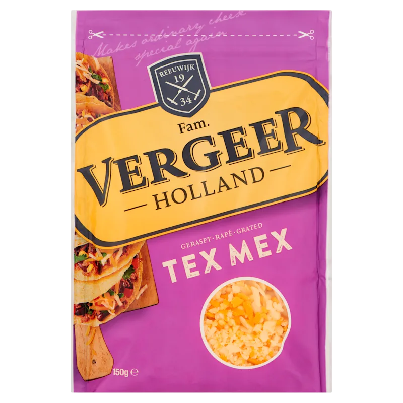 Vergeer Geraspte kaas Tex-Mex