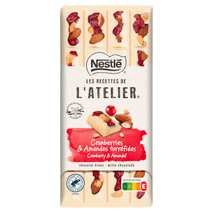 Wit amandel cranberry
