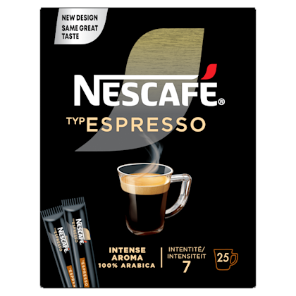 Nescafe Oploskoffie espresso - 25 zakjes