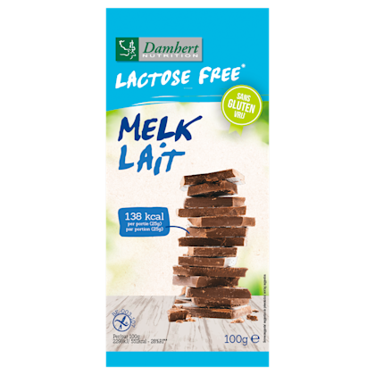 Lactosevrij chocoladereep melk