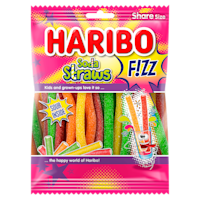 Haribo Soda straws fizz