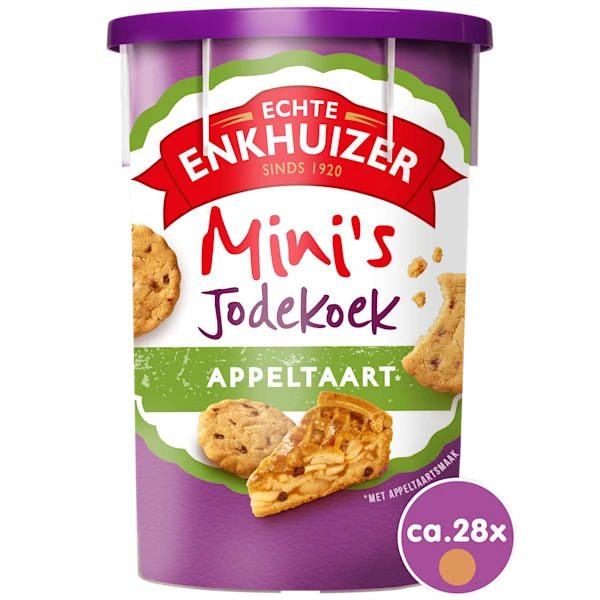 Echte Enkhuizer Jodekoeken mini's appeltaart