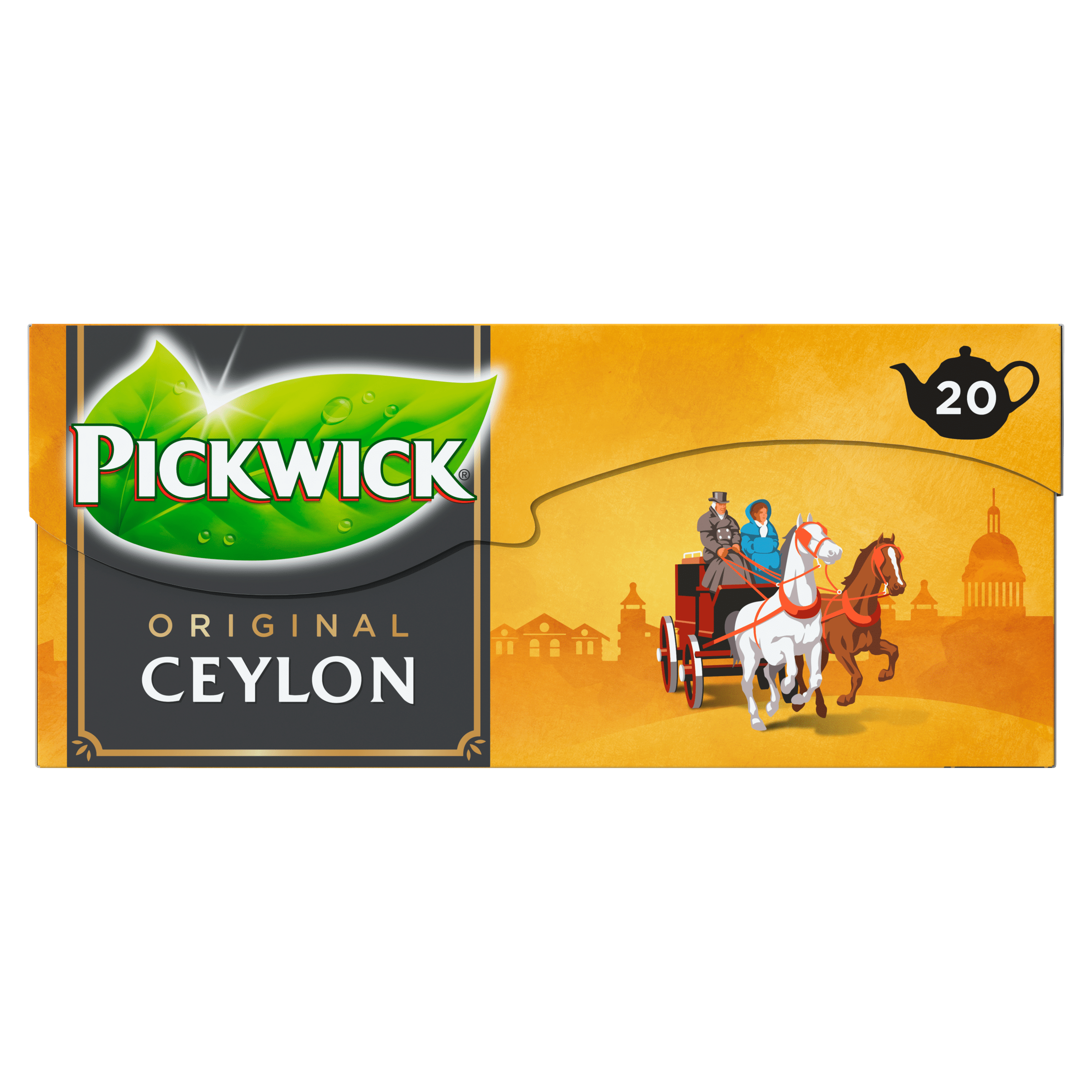 Pickwick Ceylon zwarte thee voor pot Per Doos 20 st