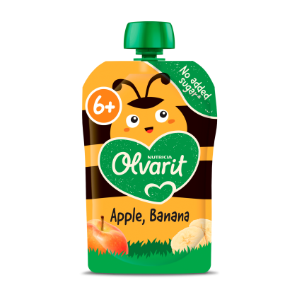 6+mnd Knijpfruit Appel Banaan