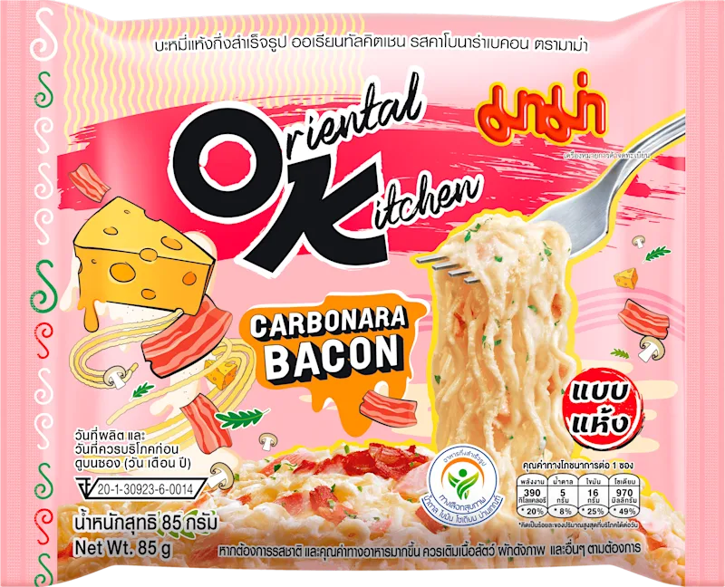 Mama instant noedels carbonara
