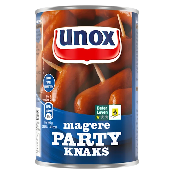Unox Magere party knaks