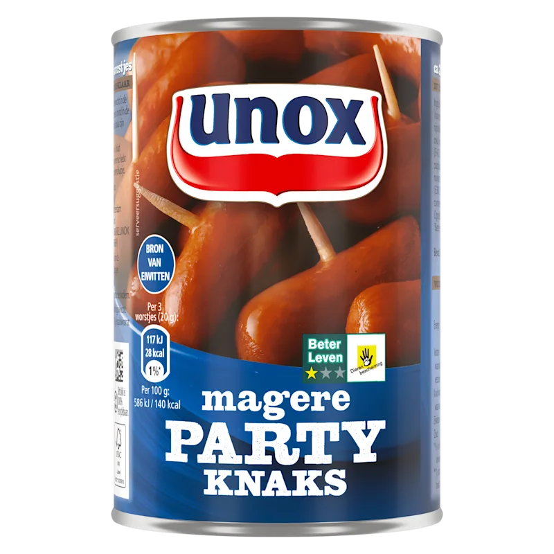 Unox Magere party knaks